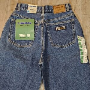 NWT Lawman Vintage Womens Jeans Slim Fit Straight Leg Size 7 Size 24